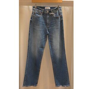 High Waist, Straight Leg Denim